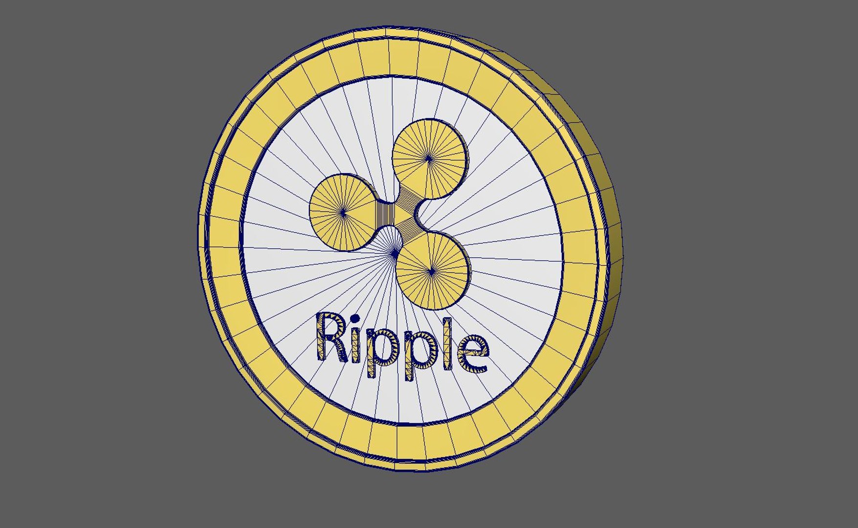 Ripple Cryptocurrency Crypto 3D Model - TurboSquid 1302497