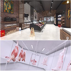 Butcher Shop and Meat Locker Room Collection