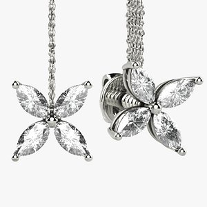 5mm Marquises Fashion Gold Earrings