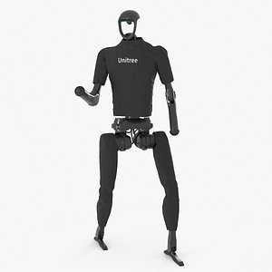 Unitree H1 Humanoid Robot Rigged 3D