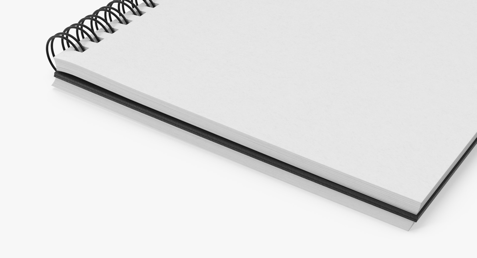 Spiral Sketchbook Book 02 3D Model TurboSquid 1209503