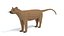 Low Poly Cartoon Fossa 3D model