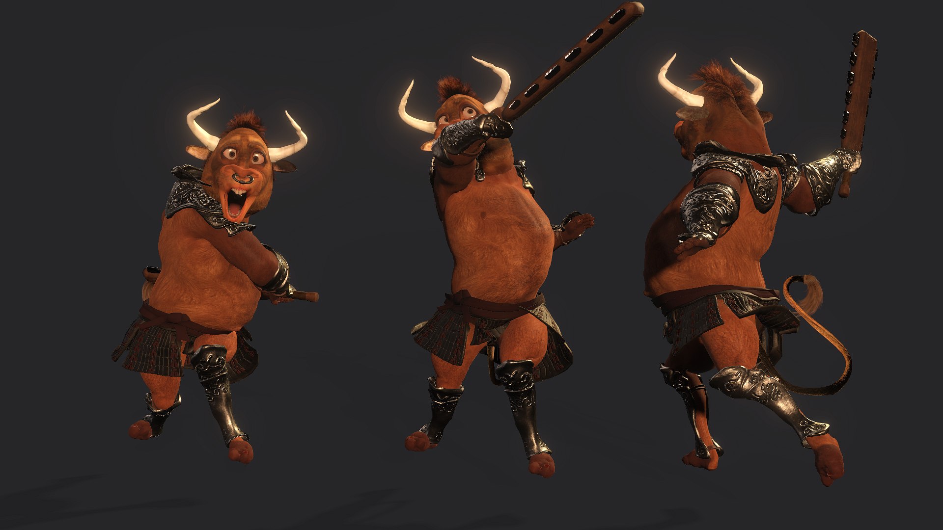Bull 3D Model - TurboSquid 1879382