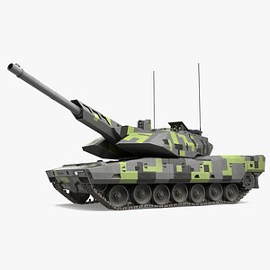 古い時代の第一次世界大戦ドイツ A7V 装甲車両戦車3Dモデル