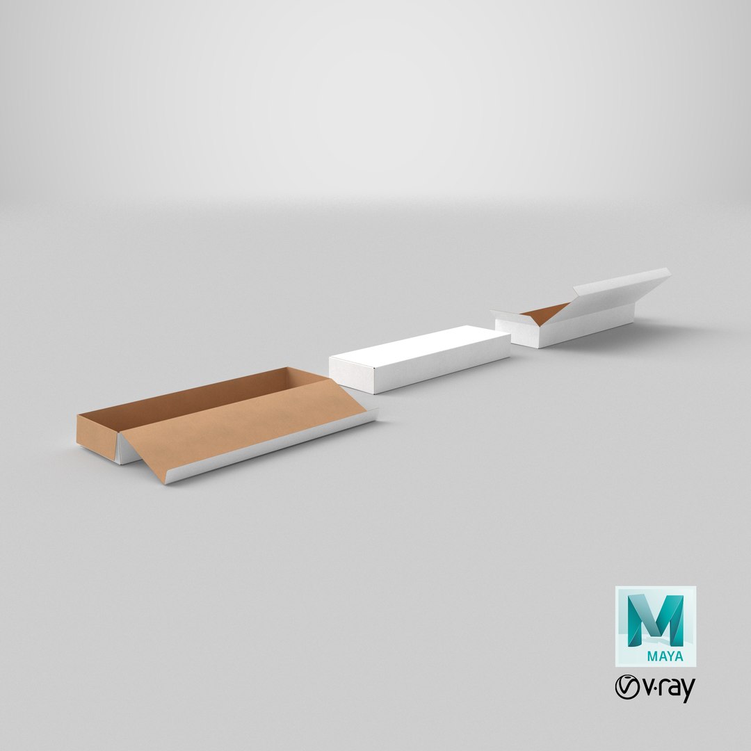 Tuck Top Box - White Long Flat Packaging Box 3D model https://p.turbosquid.com/ts-thumb/mk/D1WcCq/Fa/stemcell_maya_vray_render/png/1776939339/1920x1080/fit_q87/24190f9c75c5c6c3209e2bf9f4340468cc317ee9/stemcell_maya_vray_render.jpg