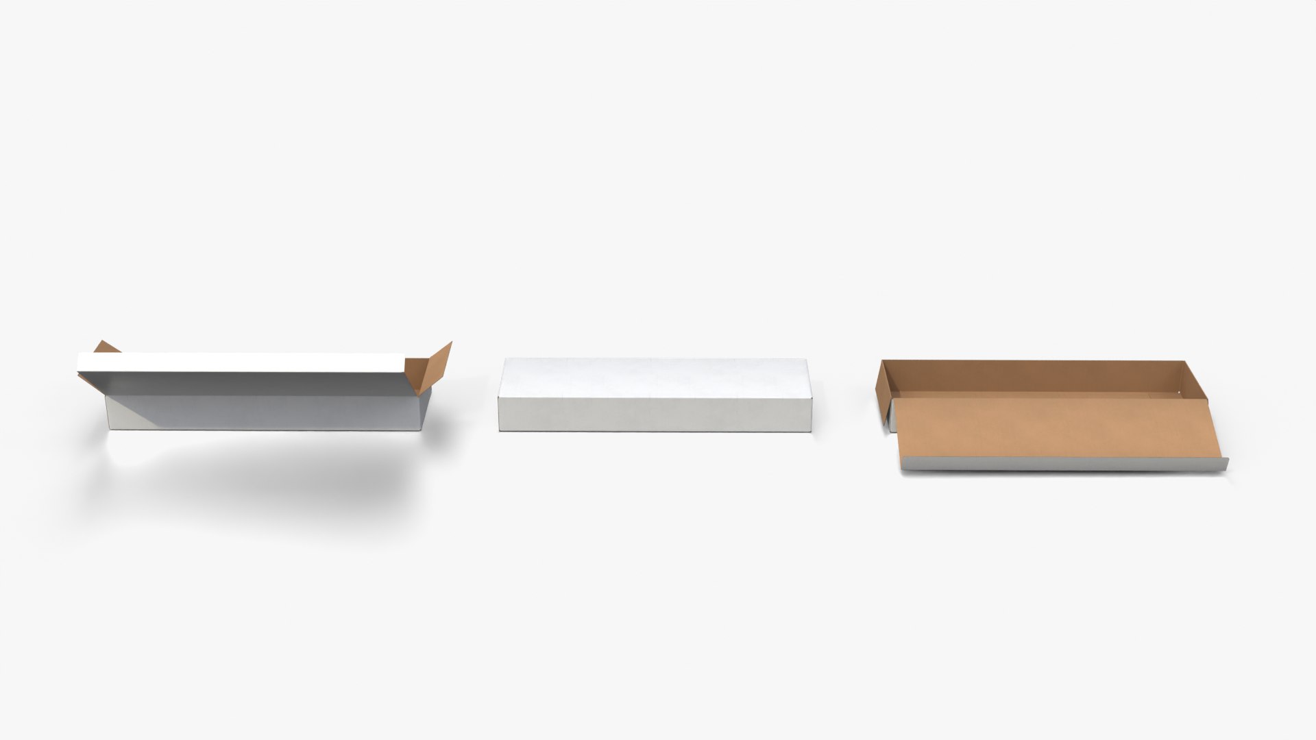 Tuck Top Box - White Long Flat Packaging Box 3D model https://p.turbosquid.com/ts-thumb/mk/D1WcCq/Jk/r_11/png/1776535756/1920x1080/fit_q87/9fcaa818acef1836263eed5772efa66d22b7b852/r_11.jpg