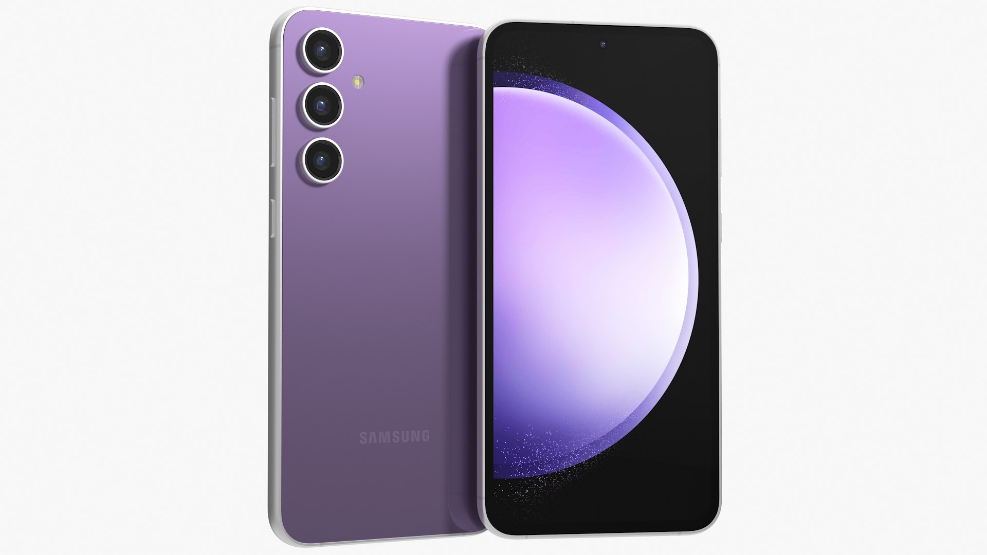 Samsung Galaxy S23 FE Purple 3D model - TurboSquid 2134782