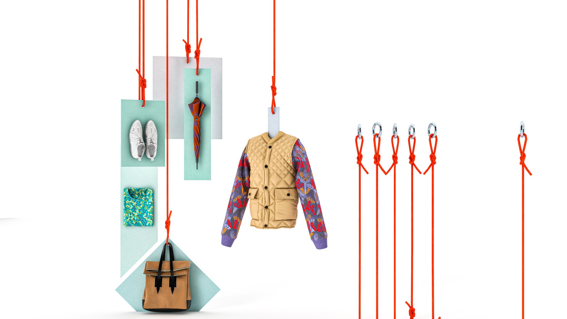 CLOTH 35 SET WITH WARDROBE PROPS model - TurboSquid 2133786