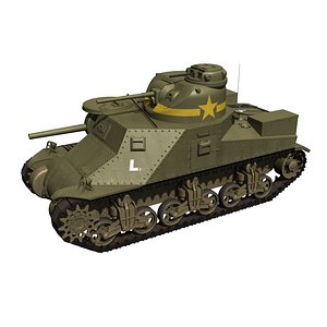3D m3 lee tank