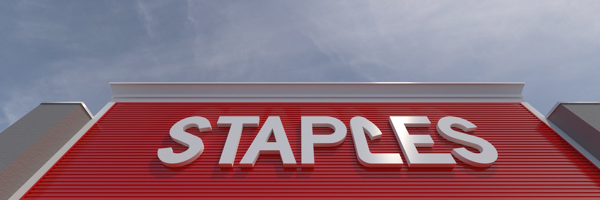 3D Model Retail Staples Building - TurboSquid 1238583
