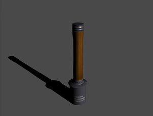 3ds max stg39 stielhandgranate