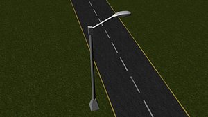 street lamp 3d obj