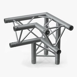 Architecture Truss Modular Triangular 3D model