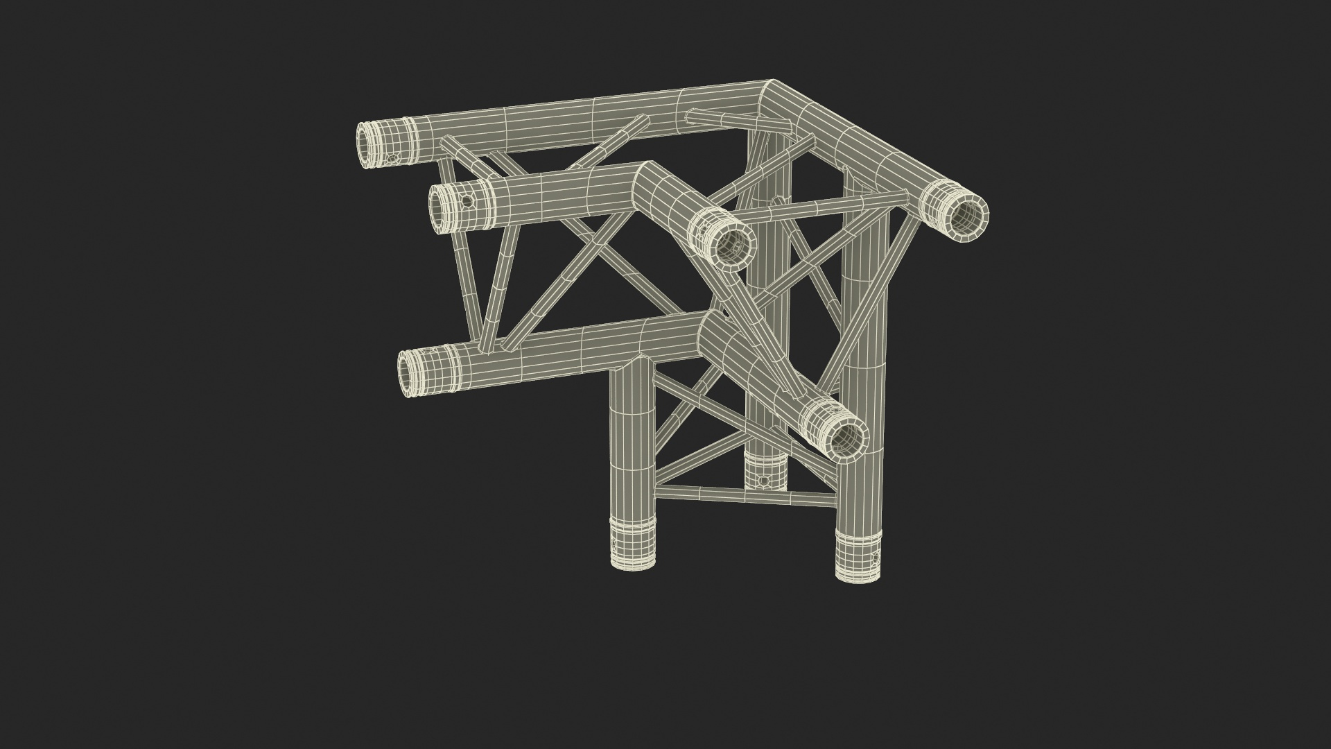 Architecture Truss Modular Triangular 3D Model - TurboSquid 2265683
