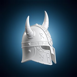 3D Viking Iron Helmet 3D Print Model