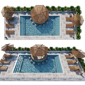 Swimming pool 3D model