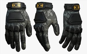 3D gloves protection model