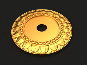 rosette gypsum 3D model