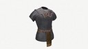 Ancient Armor LoricaHamata 3D Model Game Ready PBR Low Poly