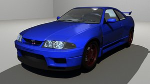 3D nissan skyline model