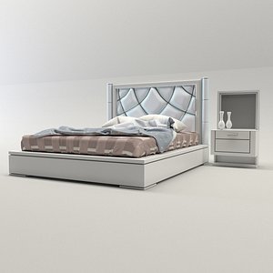 bed bedroom 3D model