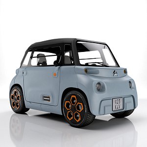 3D Citroen Ami 2021 model