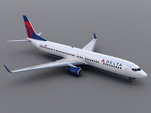 aircraft delta 3d model