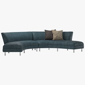 3d model sofia sectional
