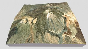3D model Volcano Teide Spain