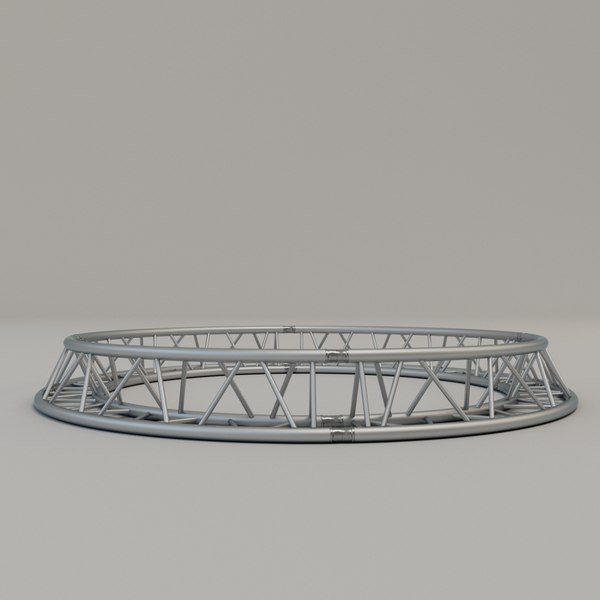 3D triangular circular truss