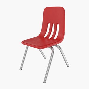 School Chair V1 3D