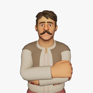 Medieval Man 3D model