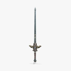 Fantasy Weapon Sword 02 3D model