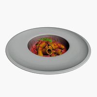 Macaroni in dish