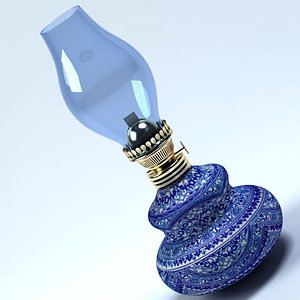 3d old lamp oil
