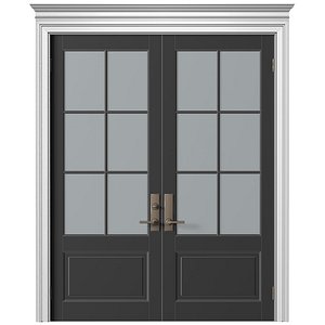 Entrance modern classic street doors 3D