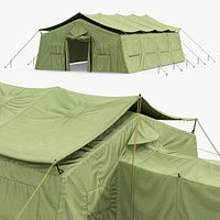 Military Canvas Tent Green