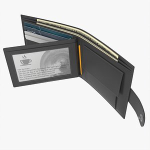 Leather Wallet for Men Unfolded 02
