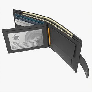 Leather Wallet for Men Unfolded 02