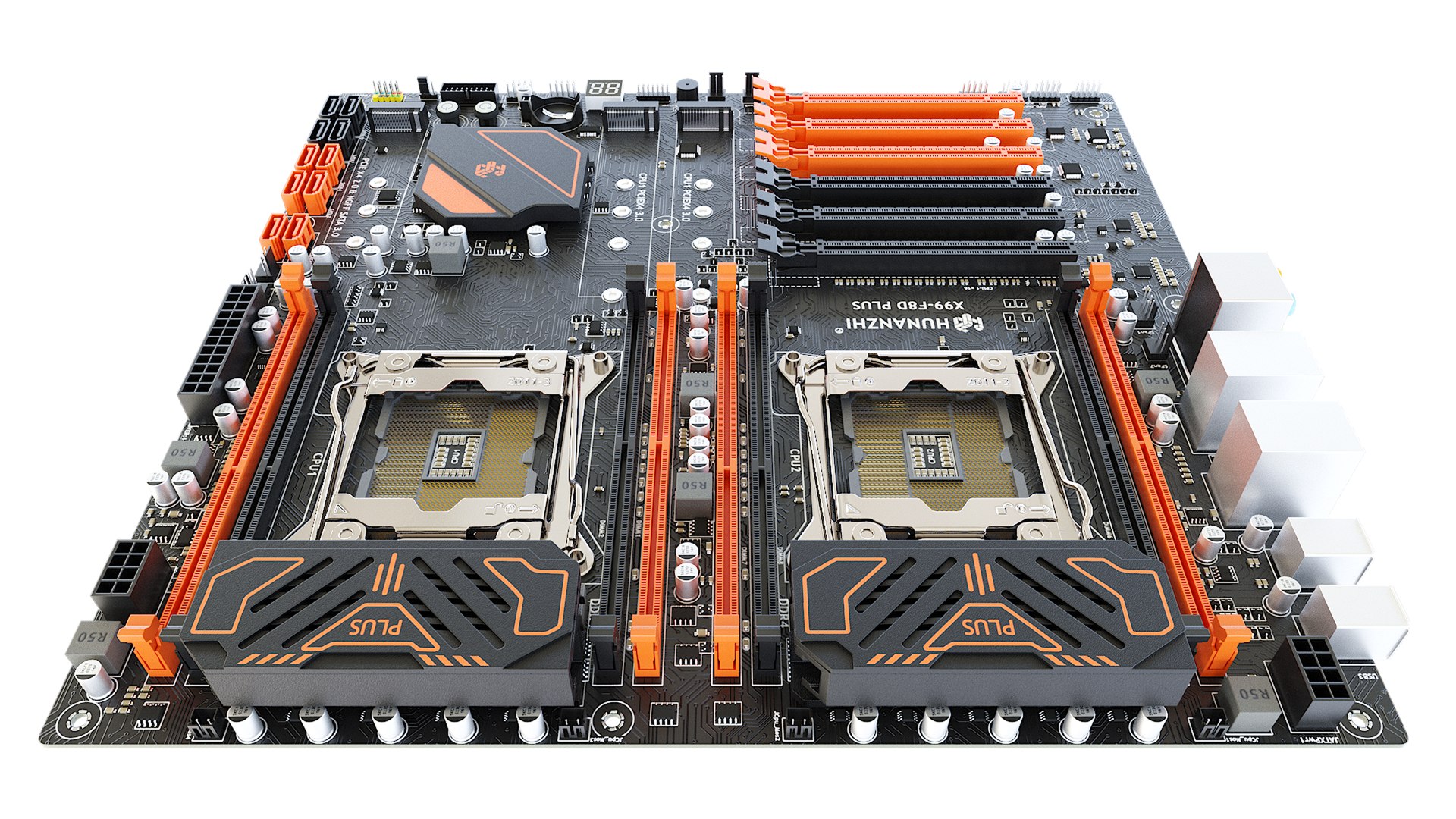 3D X99-F8D PLUS Huananzhi Motherboard - TurboSquid 2199448