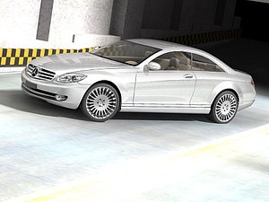 mercedes benz 2007 luxury 3d 3ds