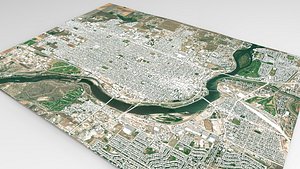 Cityscape Great Falls USA model