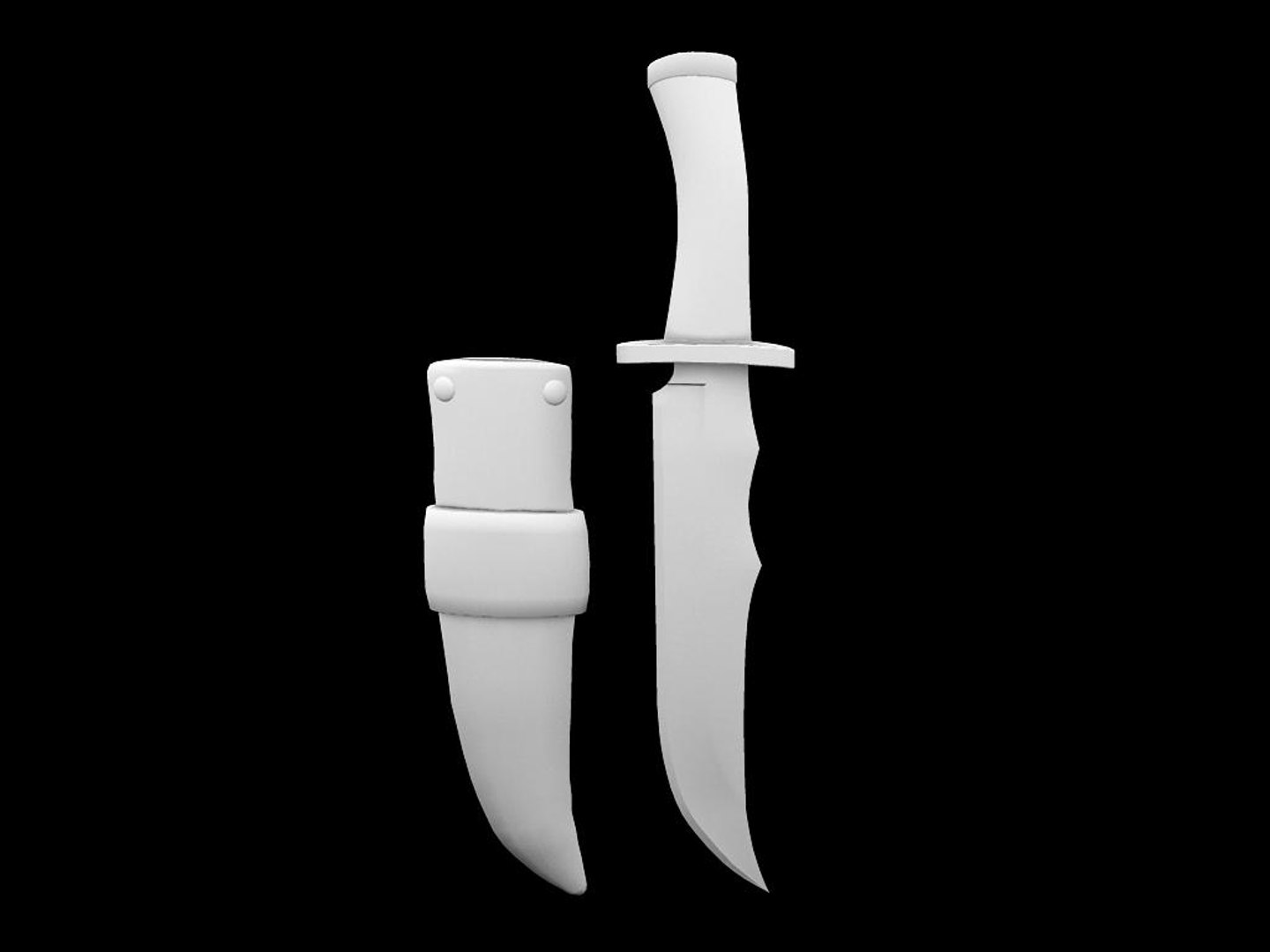 knife sheath obj