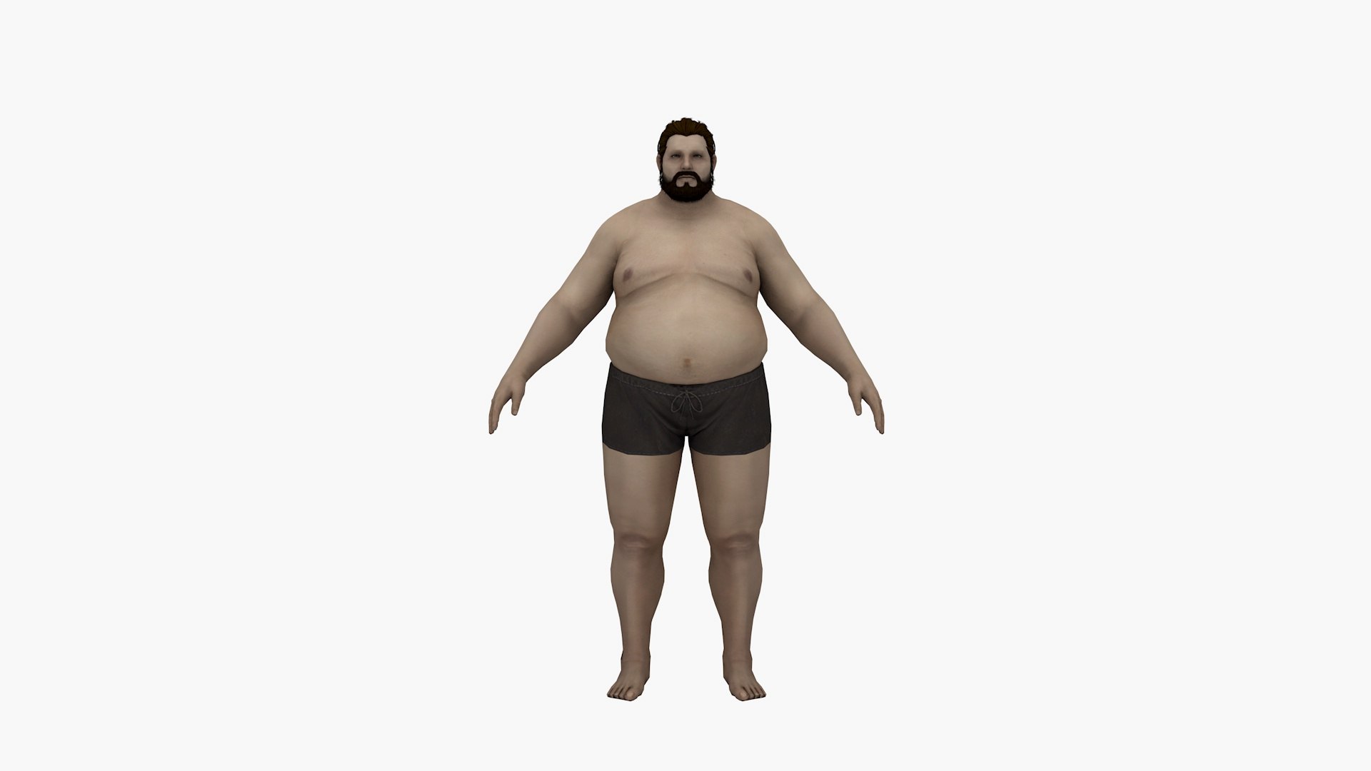 Fat Man 3d Model Turbosquid 1891268 8889