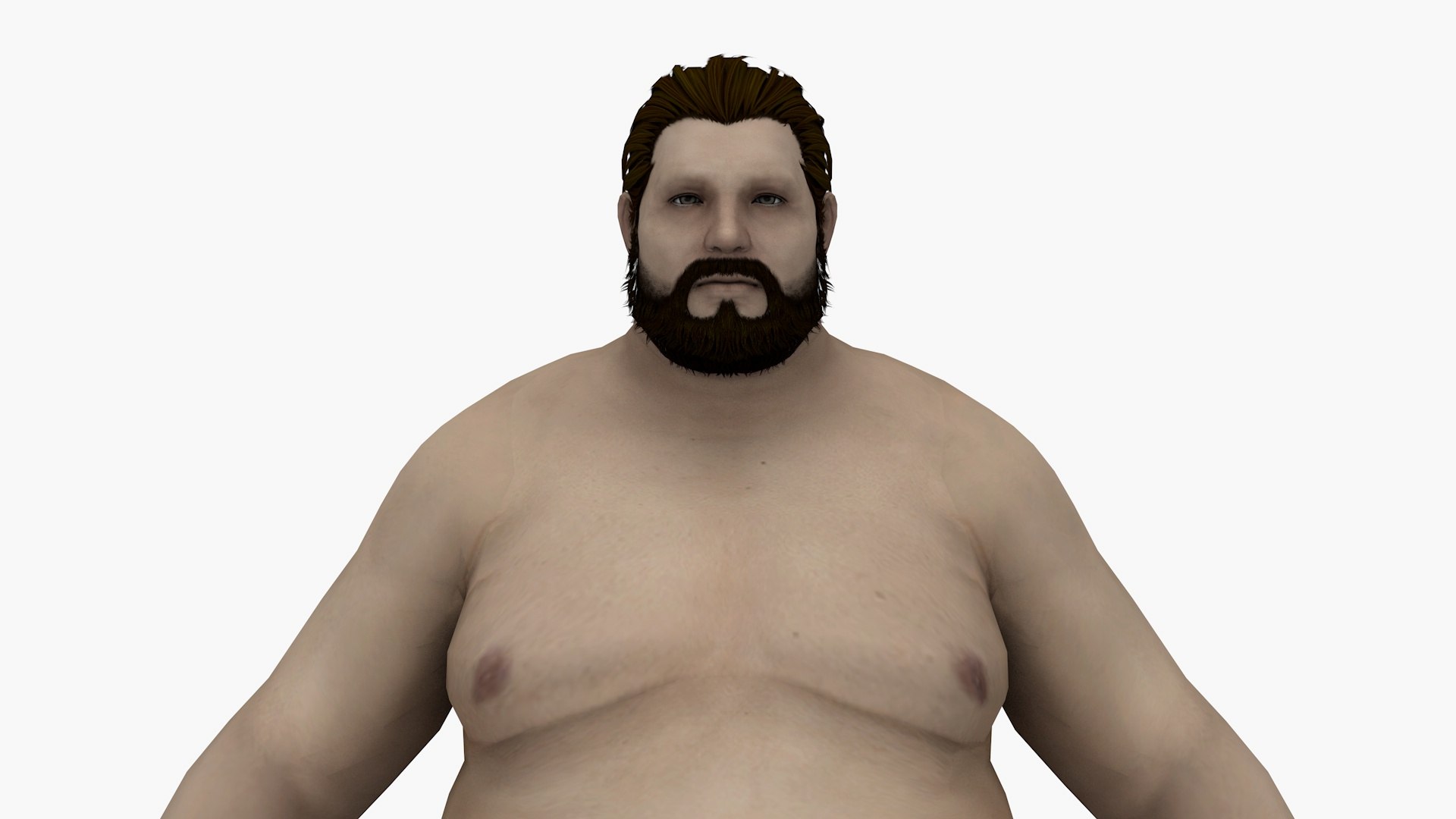 Fat Man 3D Model - TurboSquid 1891268