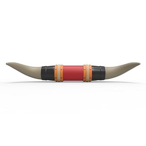 Bull horns for car ot truck Version 2 Scale 1 to 25 3D