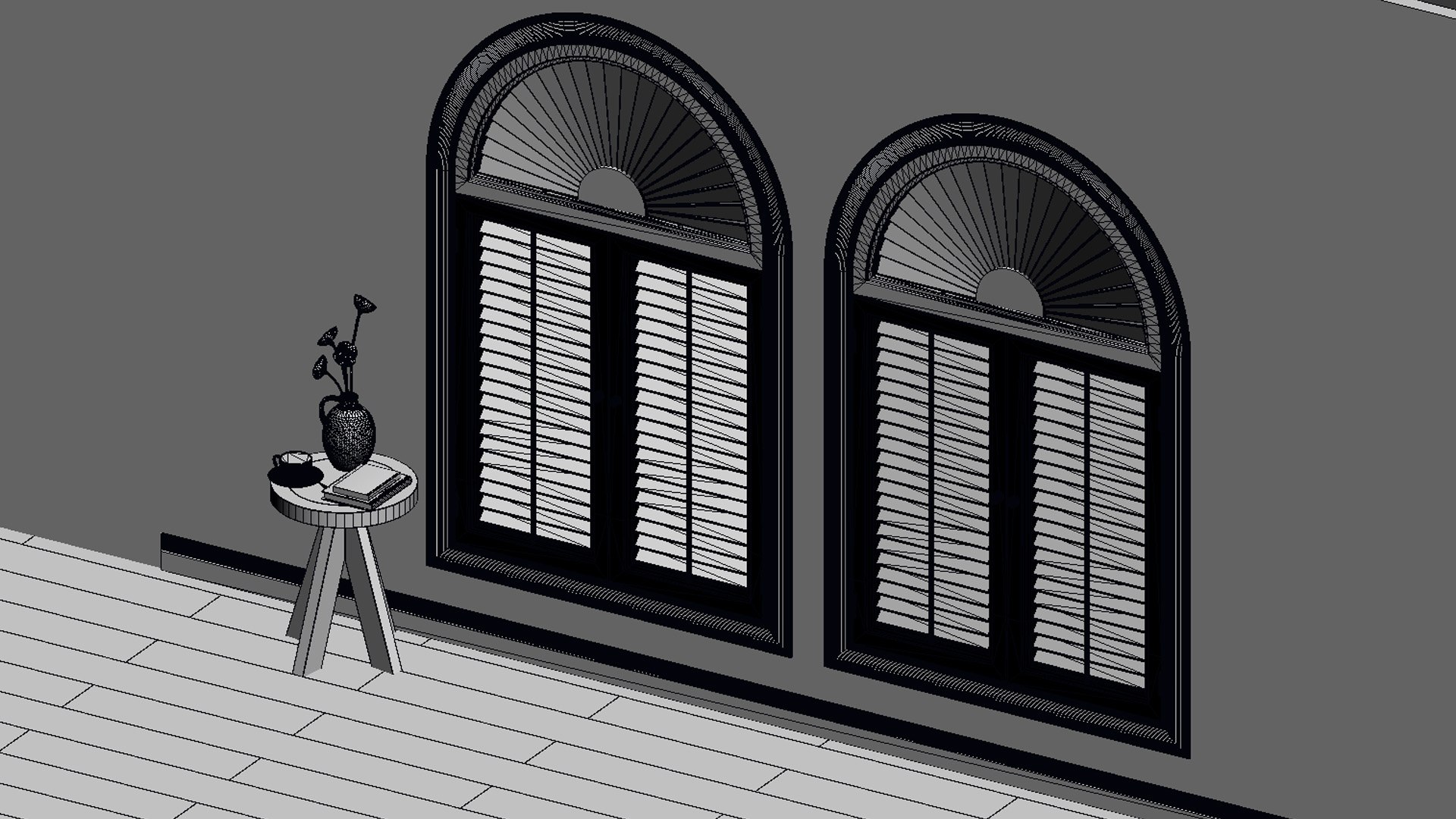 3D Windows Collection 3D Model VR AR Low-poly 3d Model Model ...