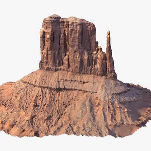 Monument valley sandstone cliff