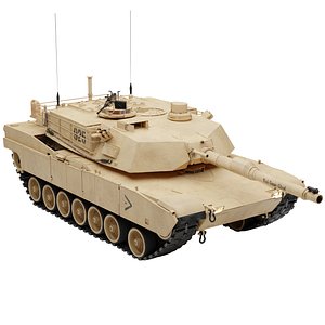 M1 Abrams 3d model for Blender