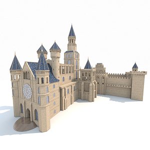 3D castle gothic model